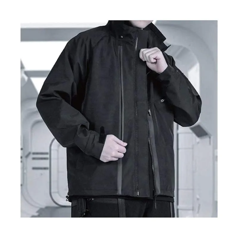 Techwear Tactical Jacket with Hood