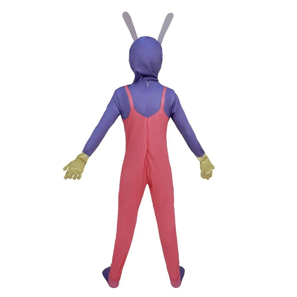 The Amazing Digital Circus TADC Jax Ragatha Costume Zentai Bodysuit Cosplay Halloween