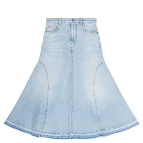 Tint Denim Midi Skirt