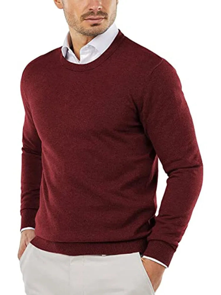 Trendy Crew Neck Pullover Knitted Sweater (US Only)