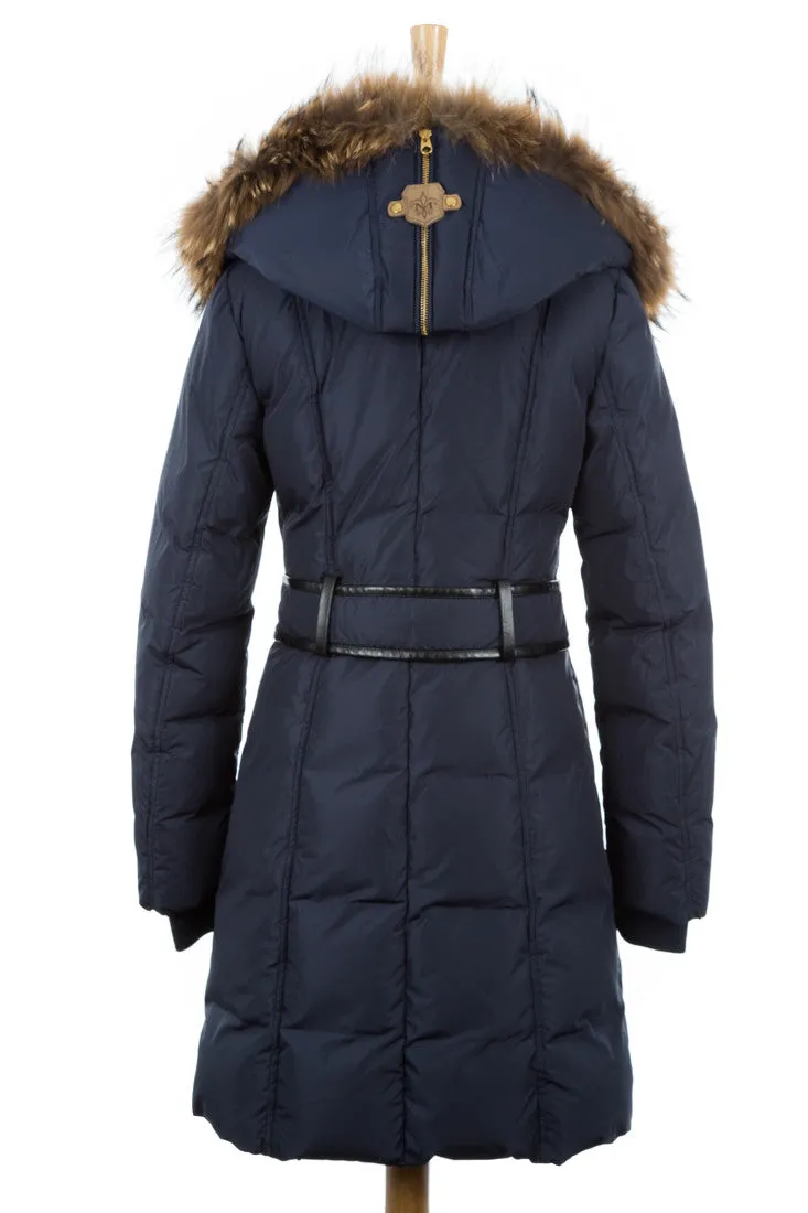 Trish Down Coat With Fur Hood