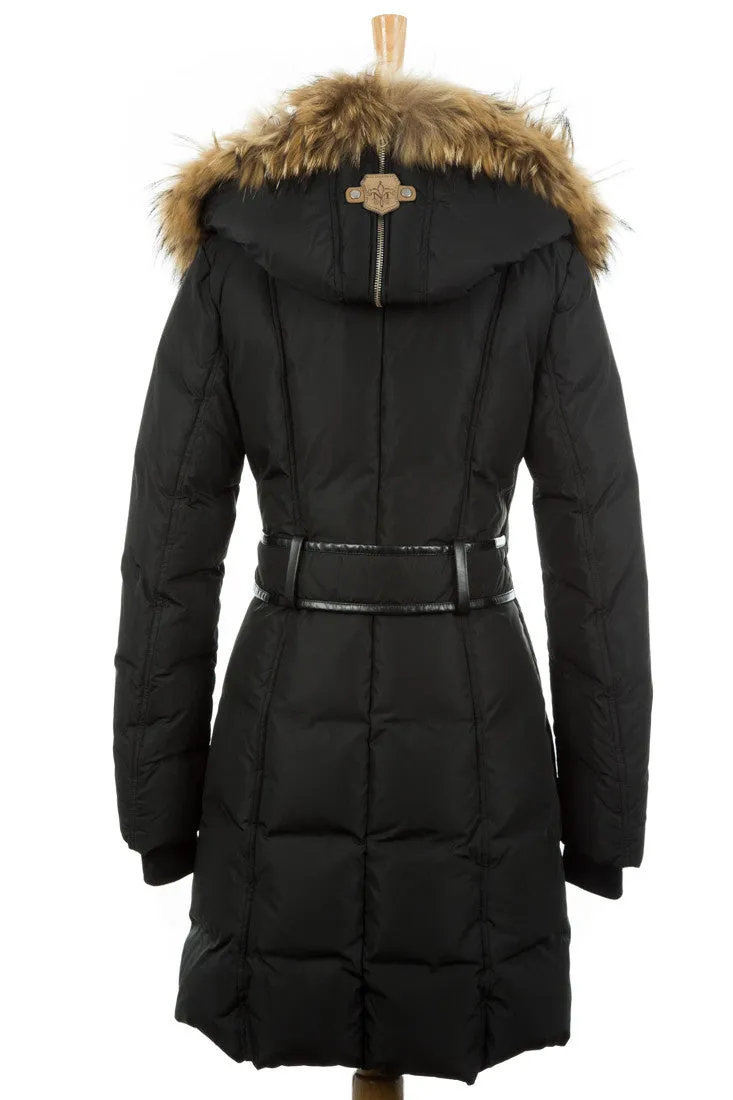 Trish Down Coat With Fur Hood