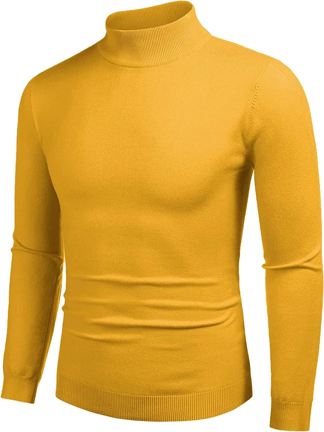 Turtleneck Pullover Basic Knitted Thermal Sweaters (US Only)