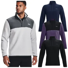 Under Armour Mens SweaterFleece Half Zip Top