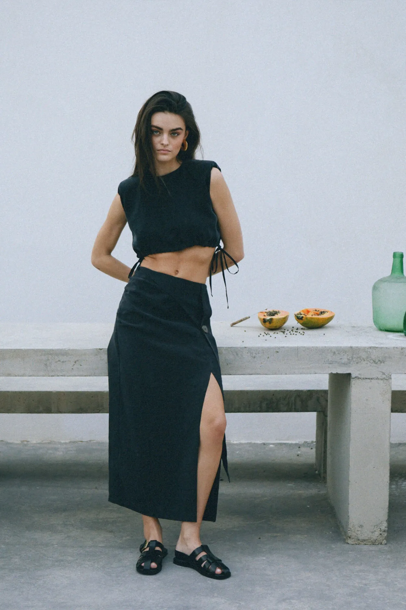 Voilà Skirt Black