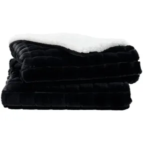 Waverly Pillows RD123 Black Throw Blanket