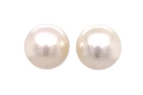 White Pearl Earrings