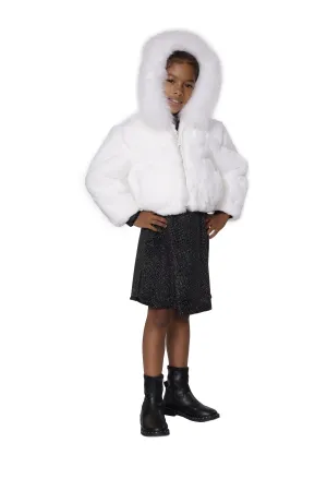 White Rabbit Children's Parka with White Fox