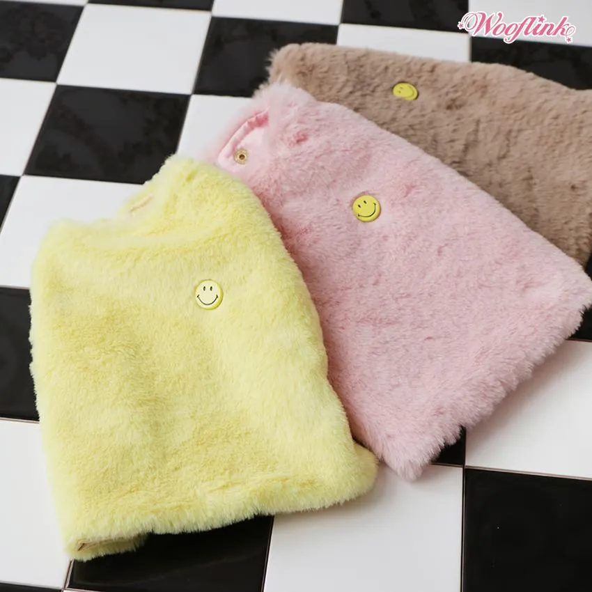 Wooflink Smile Fur Coat - Yellow