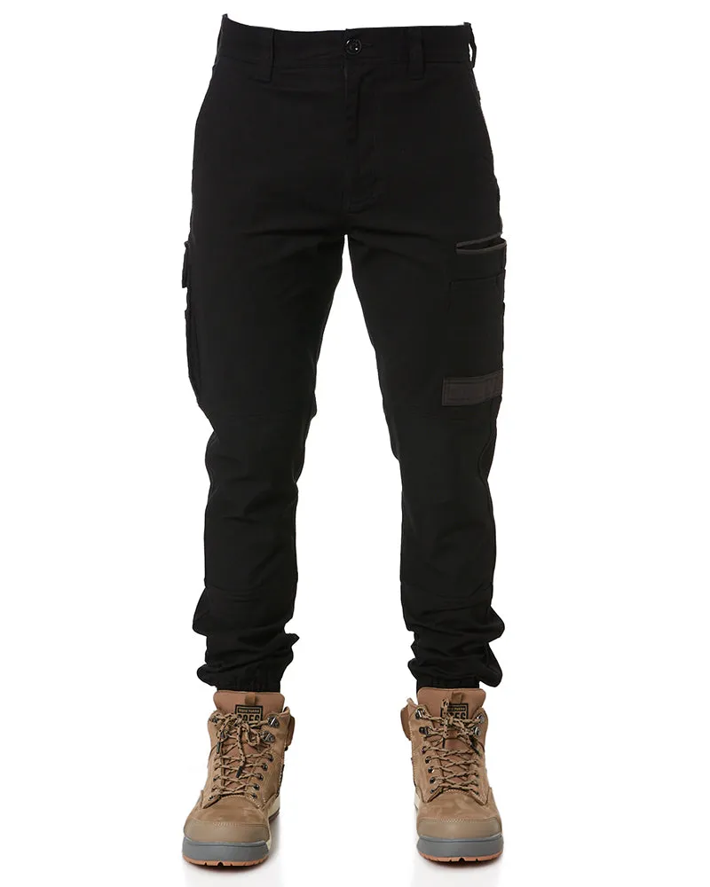 WP-4 Stretch Cuffed Work Pants - Black