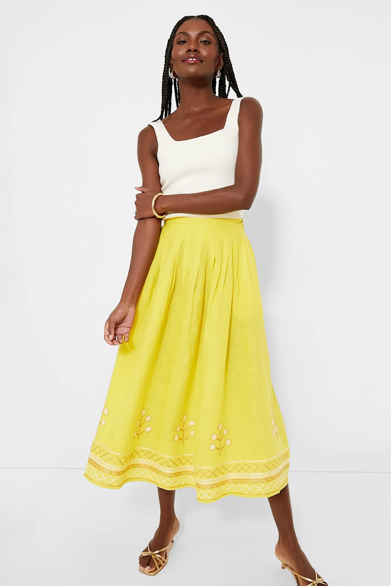 Yellow Zazou Skirt