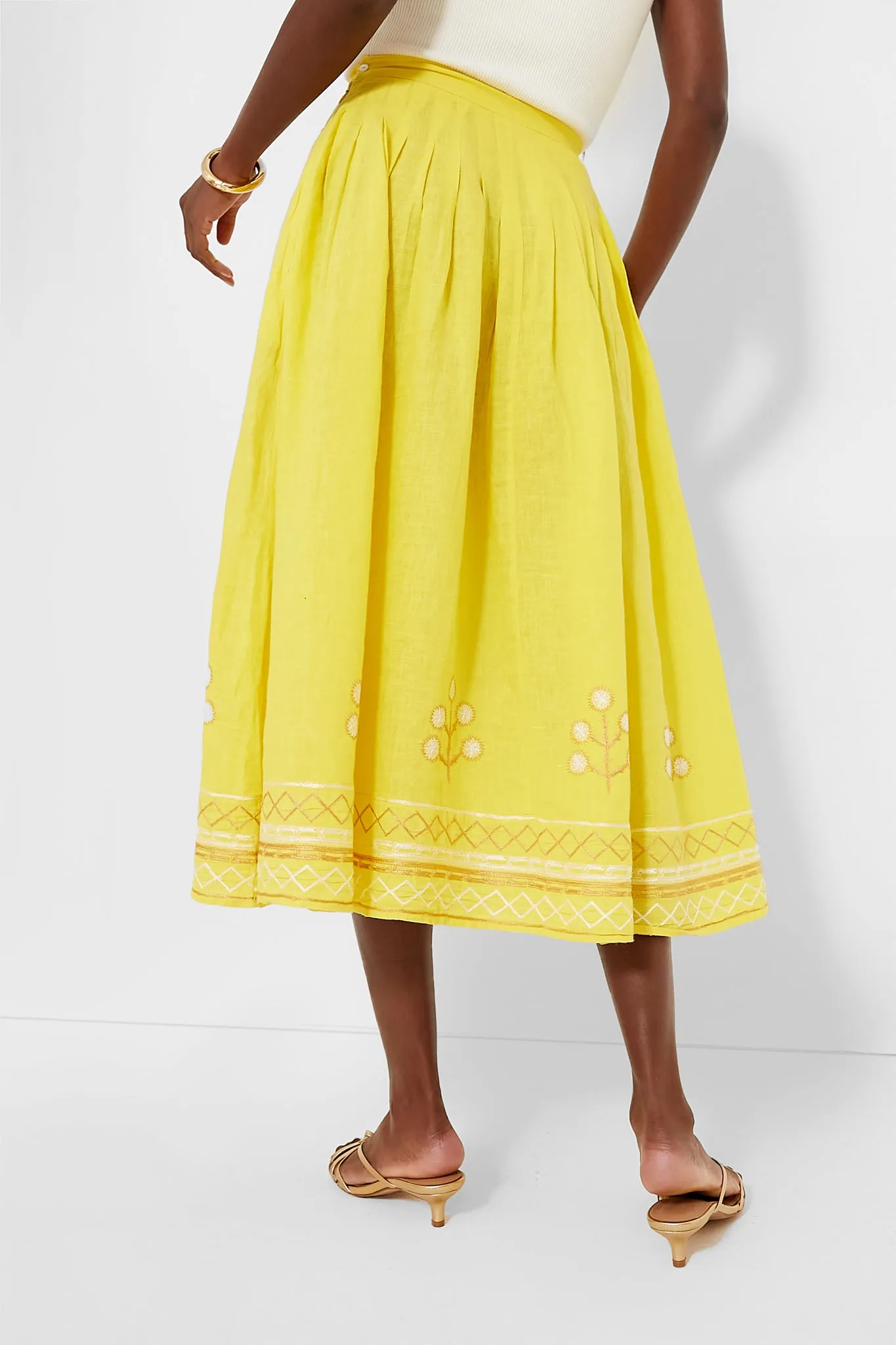 Yellow Zazou Skirt