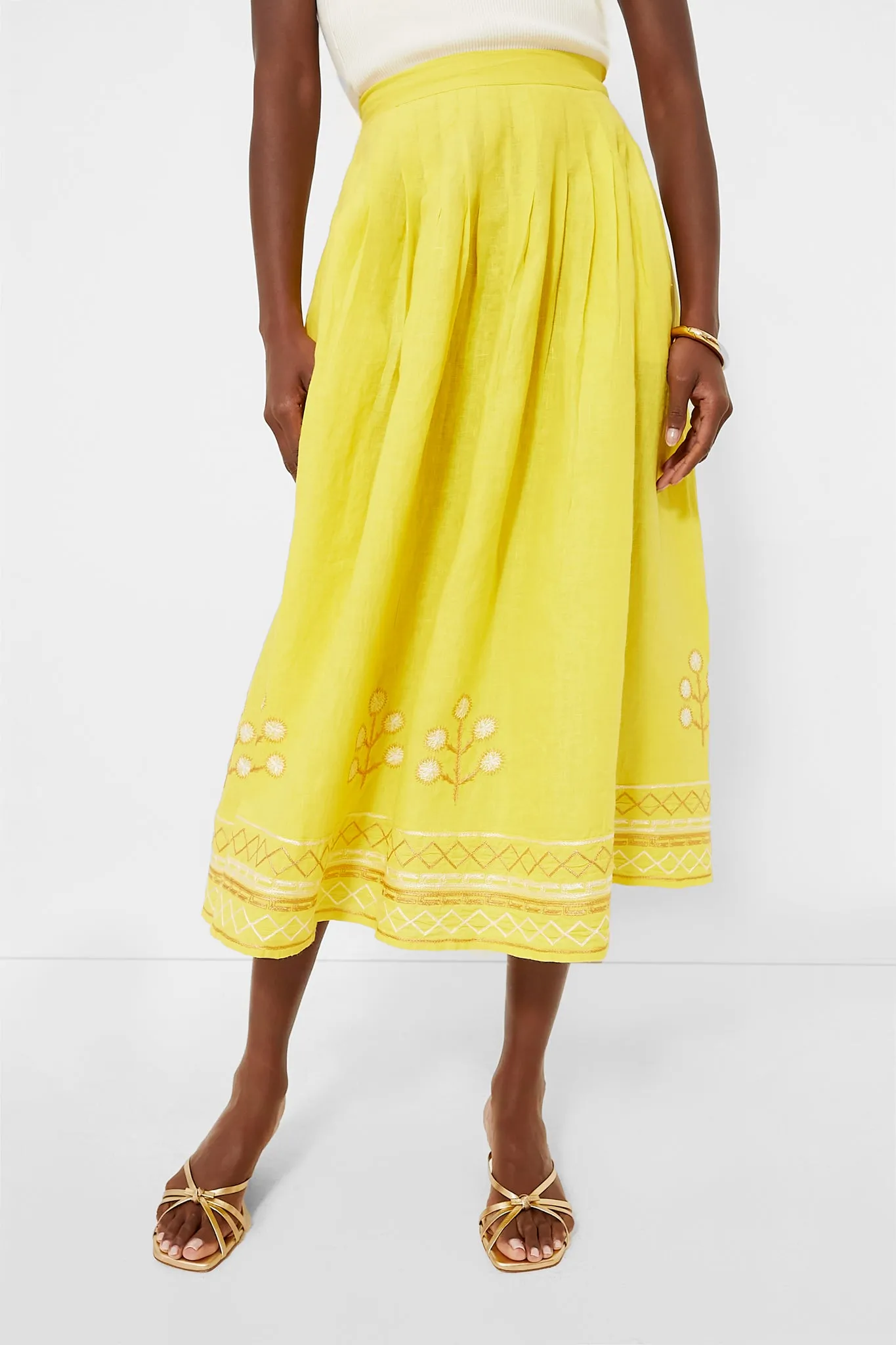 Yellow Zazou Skirt