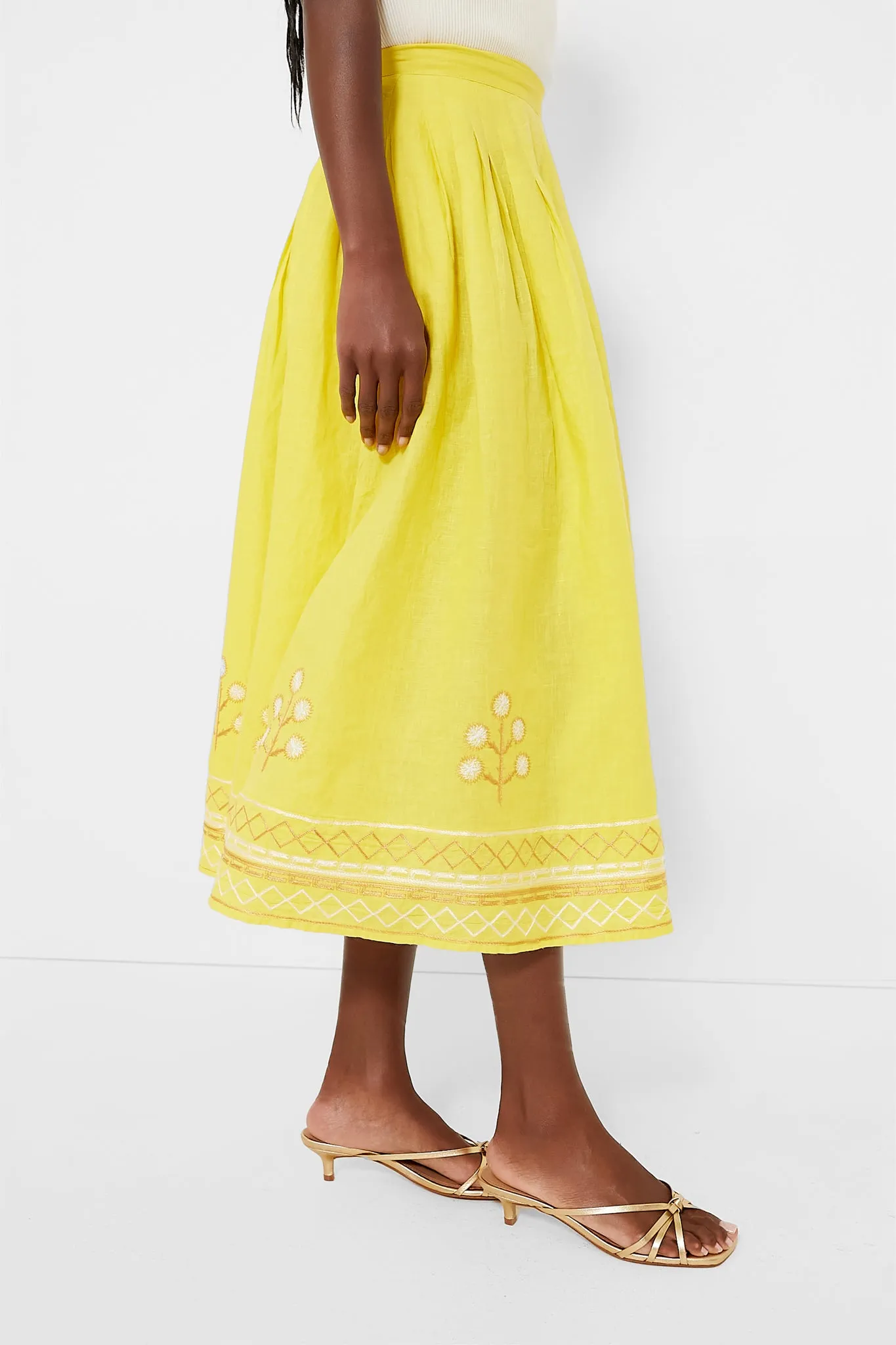 Yellow Zazou Skirt